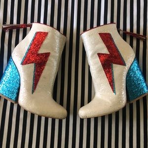 YRU Ziggy Dust Sparkle Lightning Boots